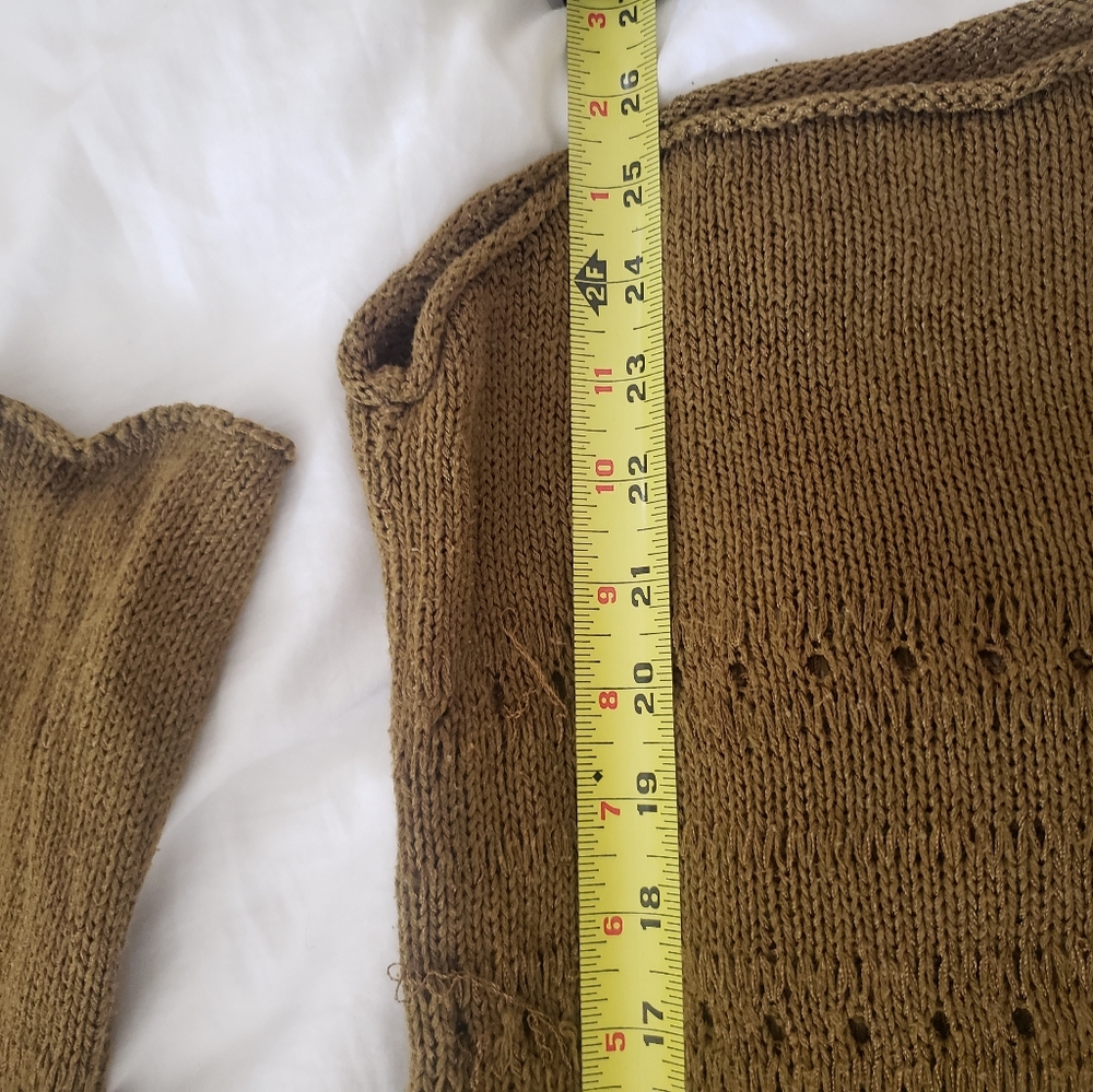 Premise Olive Green crochet sweater - Picture 7 of 7